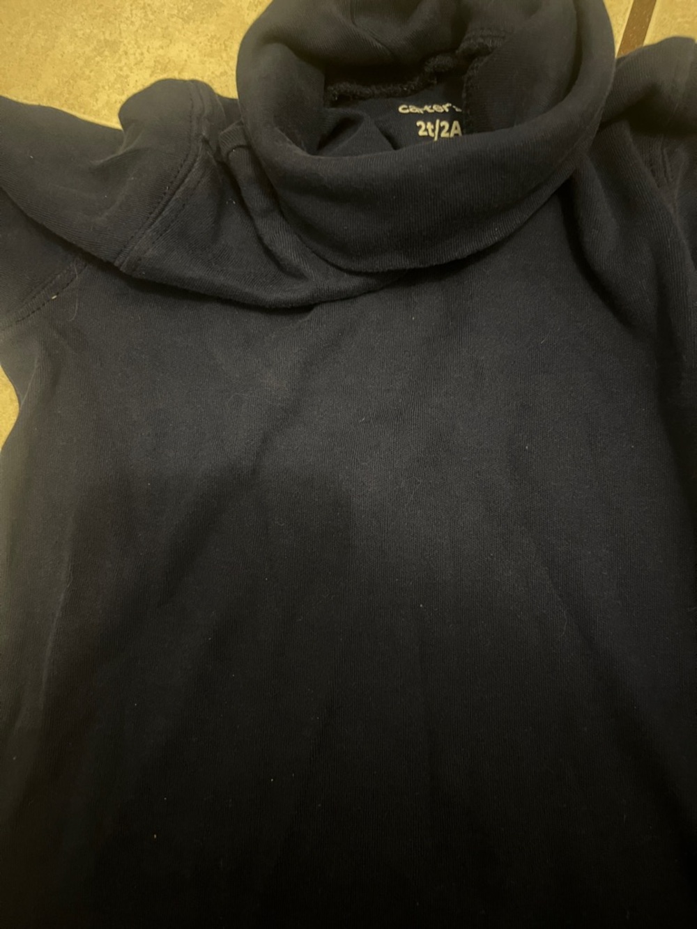 Carter's Navy Blue Long Sleeve Turtleneck Tee